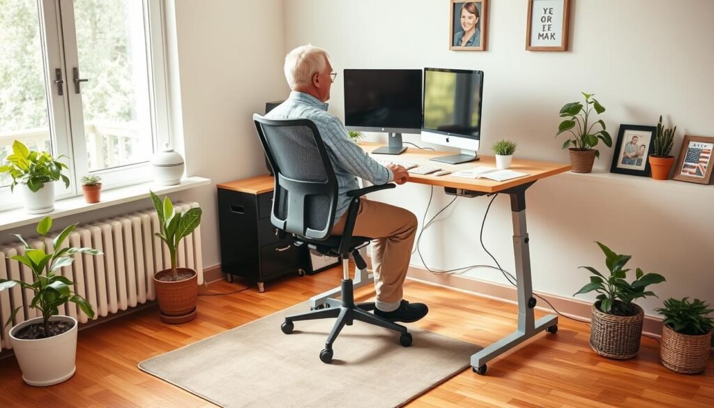 Standing Desk use Correctly for aging people