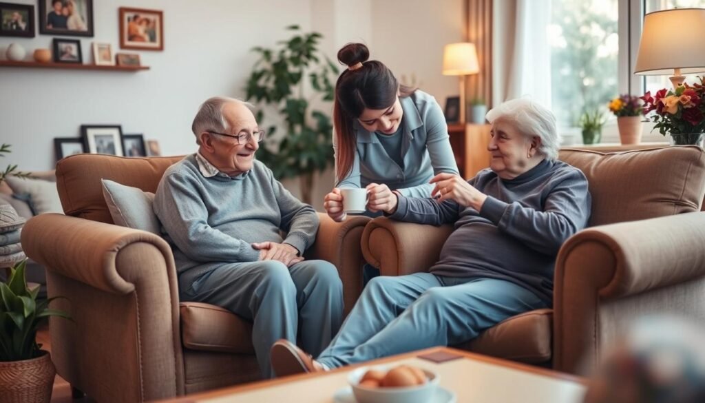 caring for aged parents at home