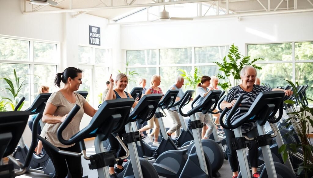 elliptical training in aging