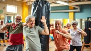 punching bag in aging